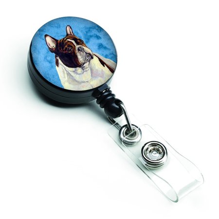 CAROLINES TREASURES Blue French Bulldog Retractable Badge Reel LH9382BUBR